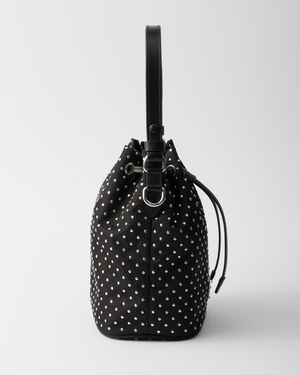 Re-Nylon Mini-Bag With Studs - Image 6